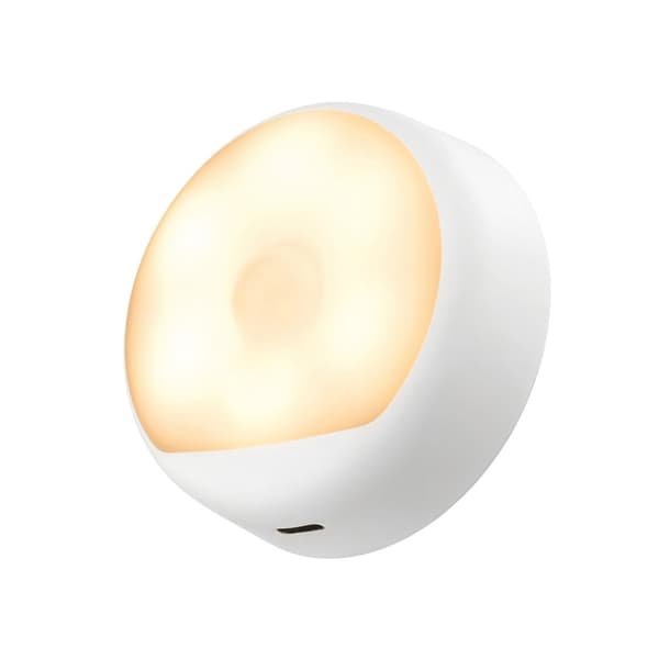 Nattlampe med bevegelsessensor, USB-C-lading og opptil 180 dager