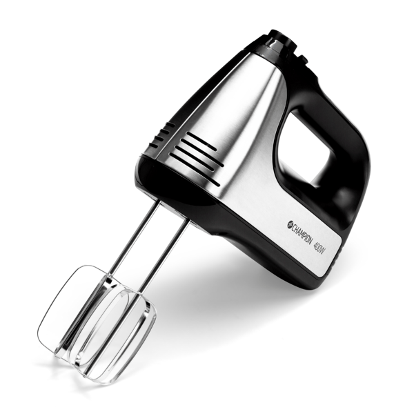 Håndmixer 400W 5-hastigheder + Turbo EV400 Sort/Rustfri