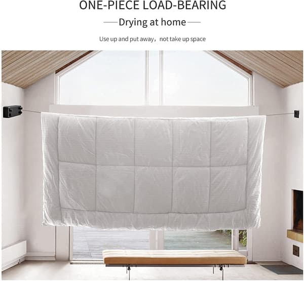 Uttrekkbart tørkestativ, 4,2 m justerbart