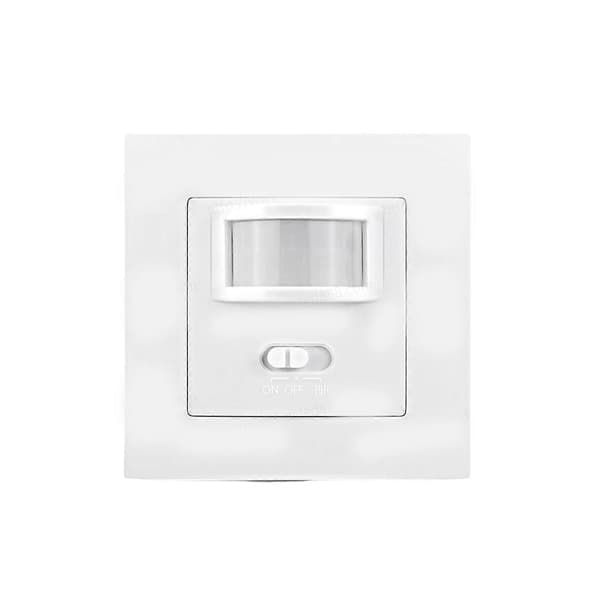 Innfelt bevegelsessensor Infrarød PIR-sensorbryter 140 Hvit 110-240V LED