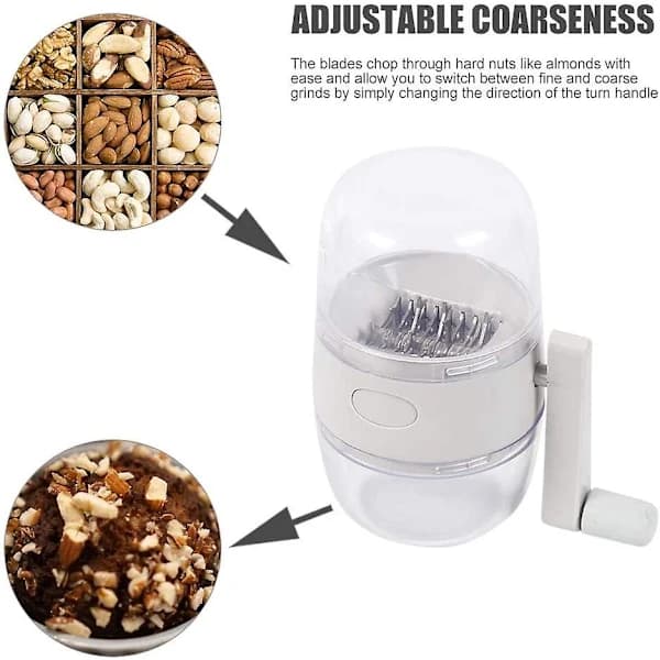 Manual Nut Mill, Nut Crusher with Non-Slip Base, Multifunctional Dried Fruit Crusher, Peanut Crusher, Sesame Nut Kitchen Tool