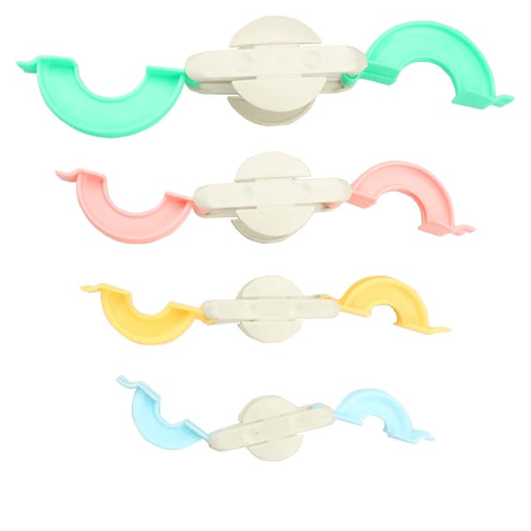 4 Storlekar DIY Garnbollstillverkare Set 3,4/4,1/6,2/8,1 cm
