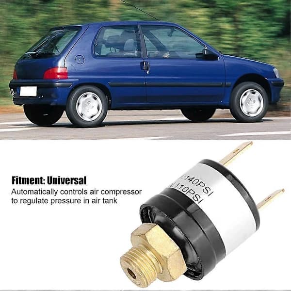 Automatisk lufttryckskontrollbrytare för bil 110-140PSI för luftkompressorpump