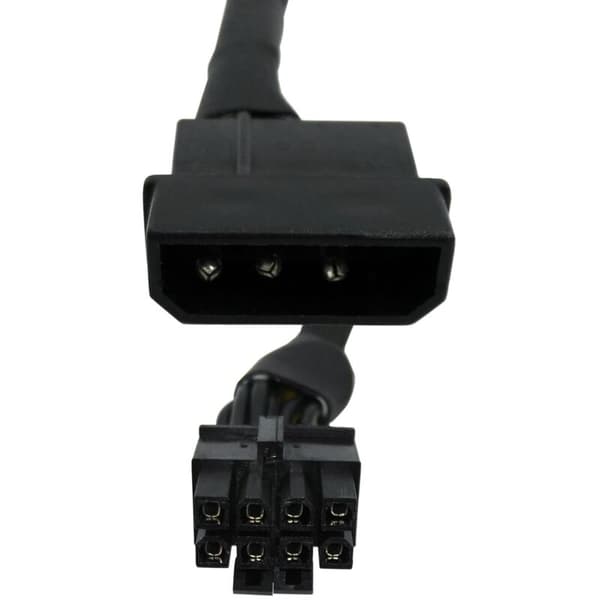 2-pakning LP4 Molex hann til CPU 8-pin (4+4) EPS-12V strømadapterkabel, 33 cm