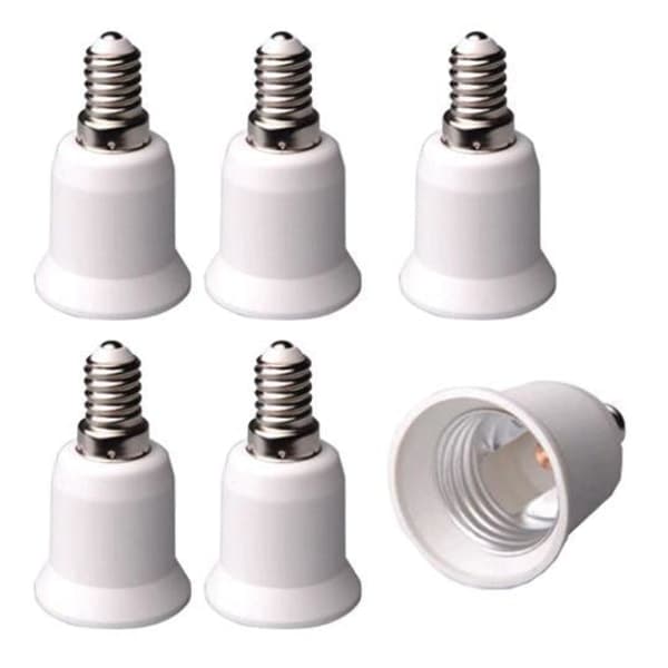 5-pack E14 till E27 Adapterkontakt -