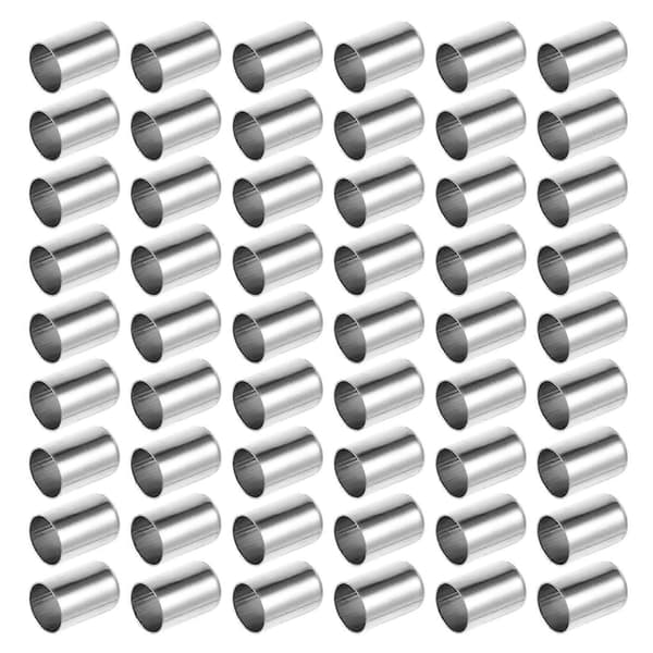 200 st Hydraulslangpresshylsor, Rostfritt Stål, 13 mm Diameter, Kompressionskopplingar för Luftslang och Hydraulik