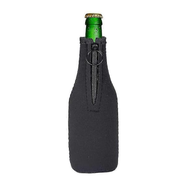 Olutpullonsuoja Neopreeni Olutjääähdytin Suoja Eristys Vetoketjulla 12 / 330ml Pulloille