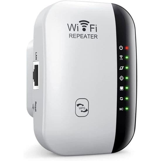 Trådlös WiFi-förstärkare 300 Mbps med WPS-knapp