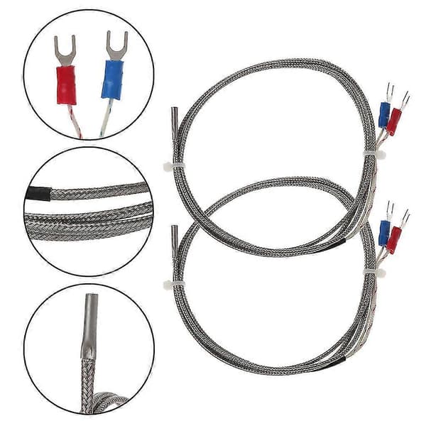 0 till 600°C K-typ termoelementprob högtemperatursensor termistorsensor