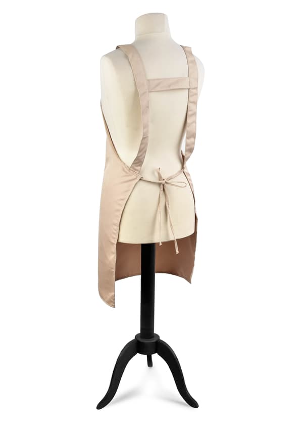 Køkkenforklæde i polyester COOKINI MATHILDE BEIGE 70x74 cm Beige 1 stk