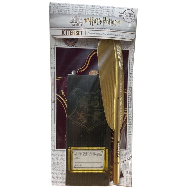Hogwarts brevpapirsett for Harry Potter-fans, 10-delt samling