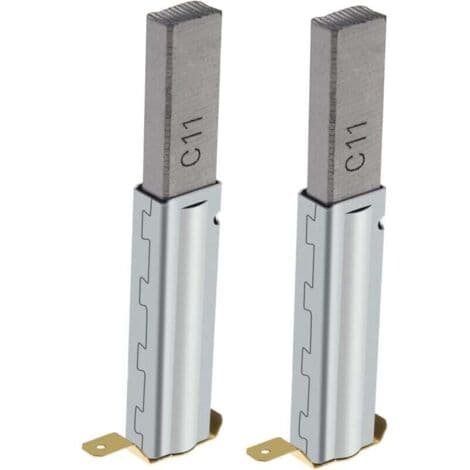 2-pack kolborstar för industridammsugare BF501 BF502 11 x 6 x 29 mm