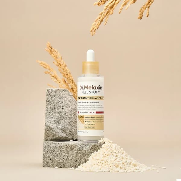 [LCS] Peel Shot Rice Exfoliating Softening Essen Vitt ris Hvid ris White rice