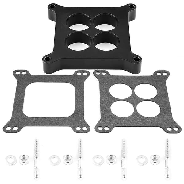 1\" portet fenolisk karburator-spacer 4bbl SBC BBC BB passer til Holley SB Chevy