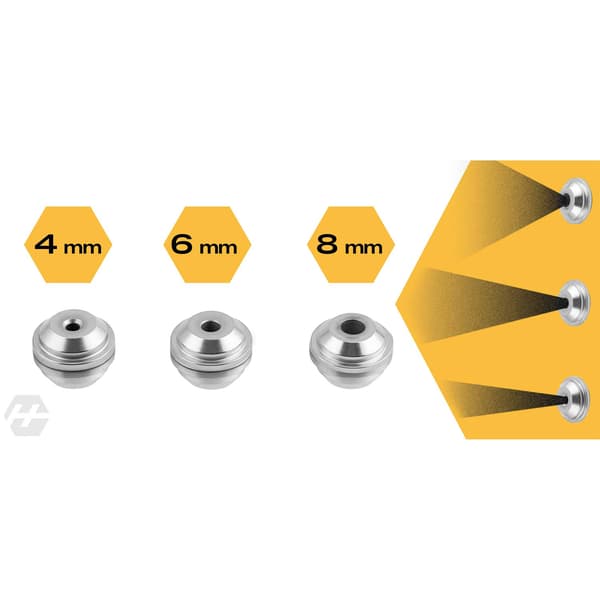 Pneumatisk väggspruta 6L med 3 munstycken