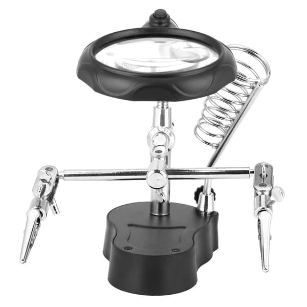 TE 801 LED Magnifying Lamp with Clamp for Workbench Repair