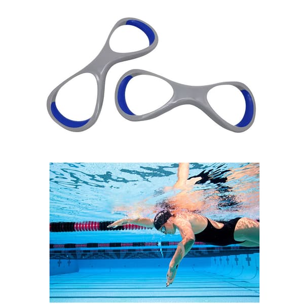 Swimming Hand Gloves with High Elbow for Swimming, Forearm Corrective Training, 1 Pair