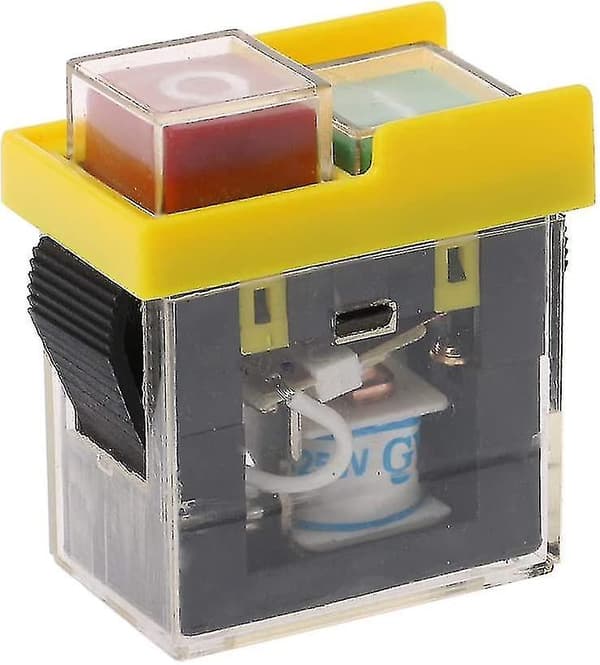 Kjd6 5e4 250v Waterproof Electromagnetic Switch Magnetic Start Button Power Outage Protection Self-locking Switch Kjd20