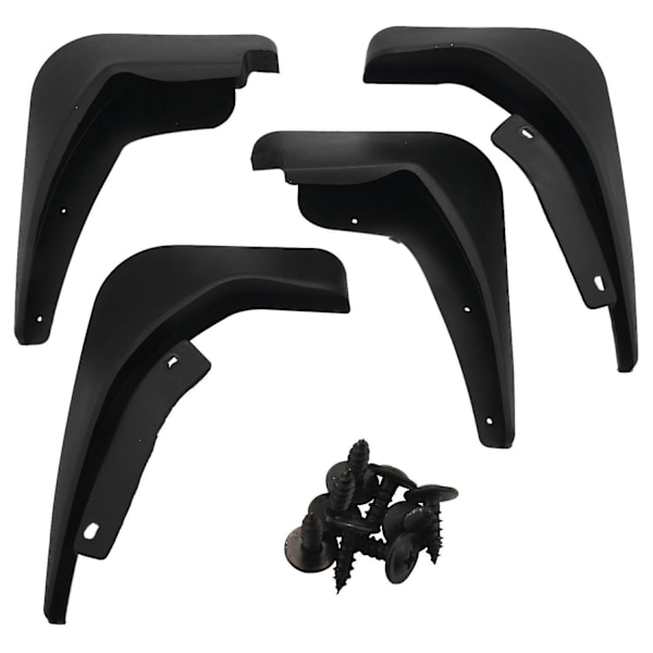 Støbte stænklapper kompatible med Ford Fiesta Mk7 2009 - 2017 Mudflaps Stænkskærme Mudguards 2010 2