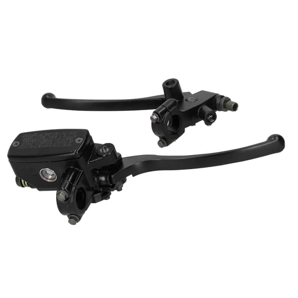 22 mm universal motorcykel hydraulisk bremsekoblingsgrebssamling sort CNC aluminiumslegering