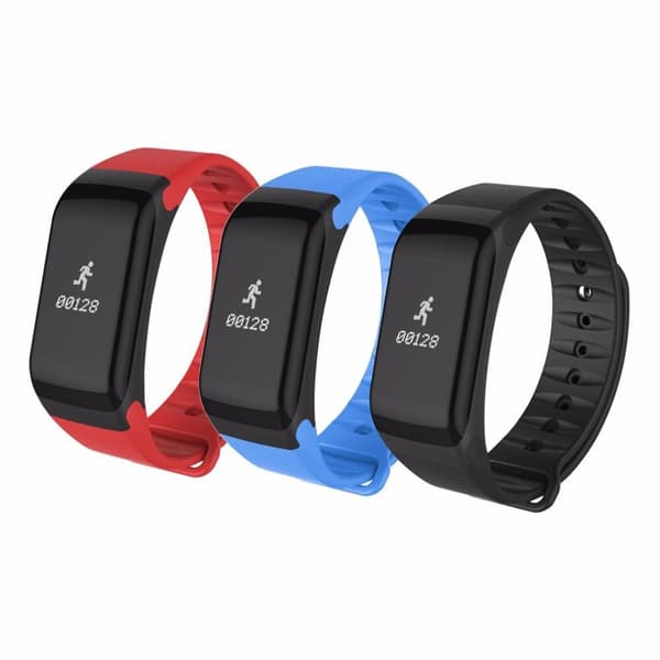 Fitness tracker smart armbånd (svart) Blodtrykk, hjertefrekvens