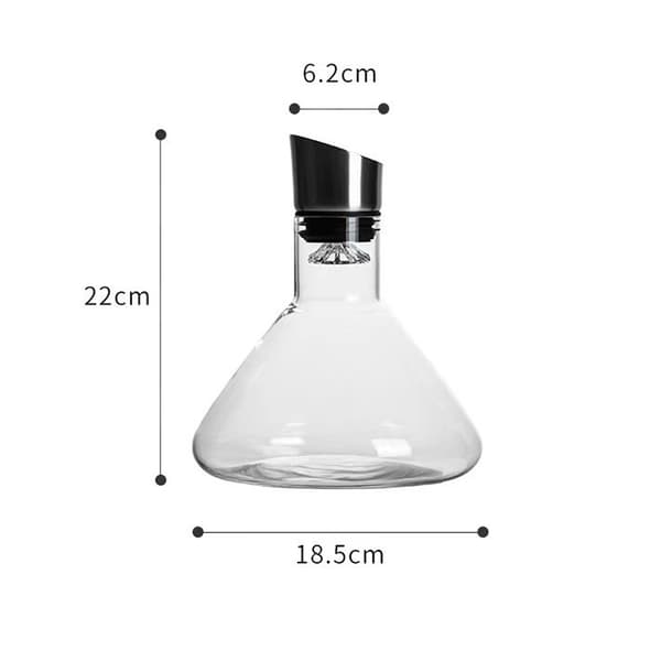 Vinkaraffel i krystalglas 1,5L