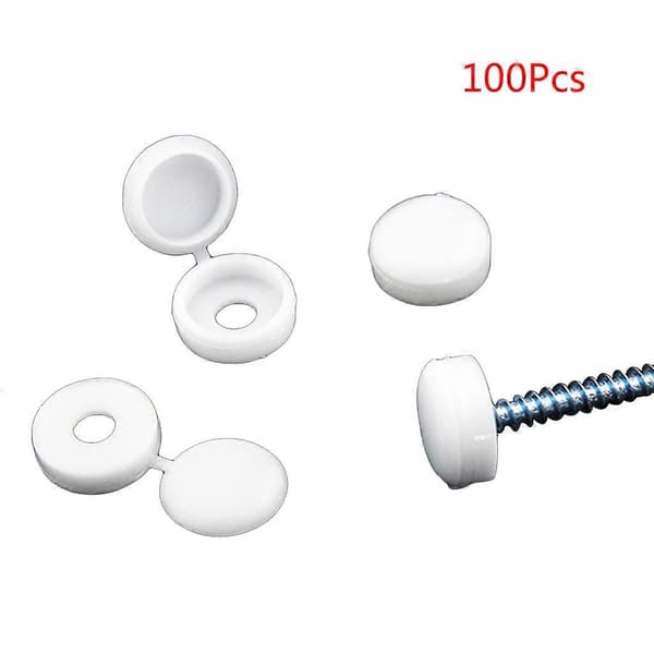 100x Decorative Screw Covers for M6 Screws Self-tapping Screws Easy to Install