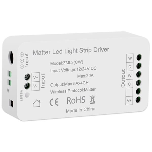 Matter Wifi CW LED-valonauhaohjain
