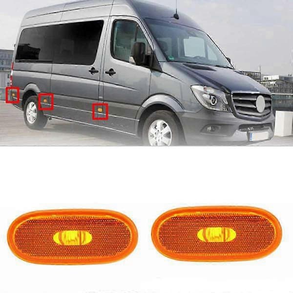 2x sidemarkeringslys for bil - Sprinter W906 2006-2018 A0038202956 sideblinklys