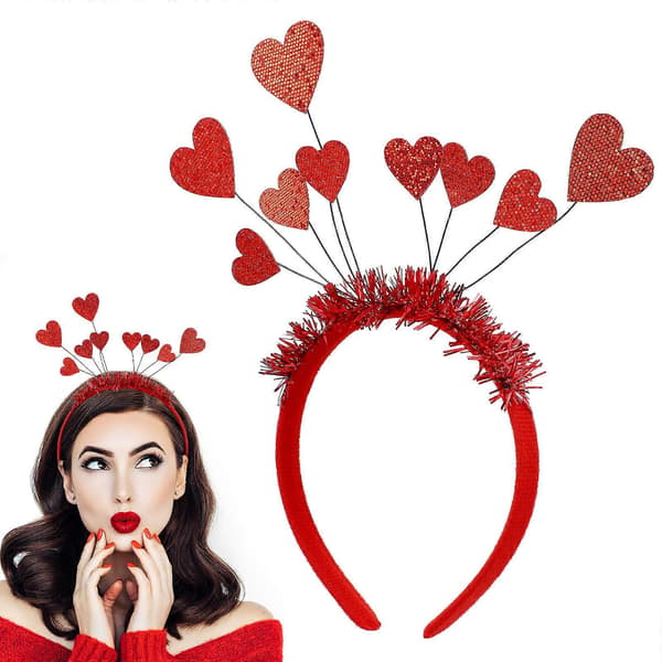Hjerter Dekor Hårbånd Mote Hårbånd Hodeplagg for Valentinsdagsfest