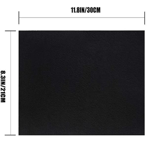 Self-adhesive black felt, self-adhesive fabric lining, black
