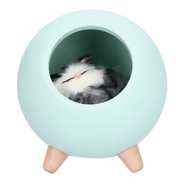 Pet House Night Light, Green, USB Charging, Desk Atmosphere Lamp, Warm Light