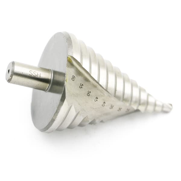 1 PC HSS Step Drill 6-60 mm Spiral Conical Groove Countersink 12 Steps