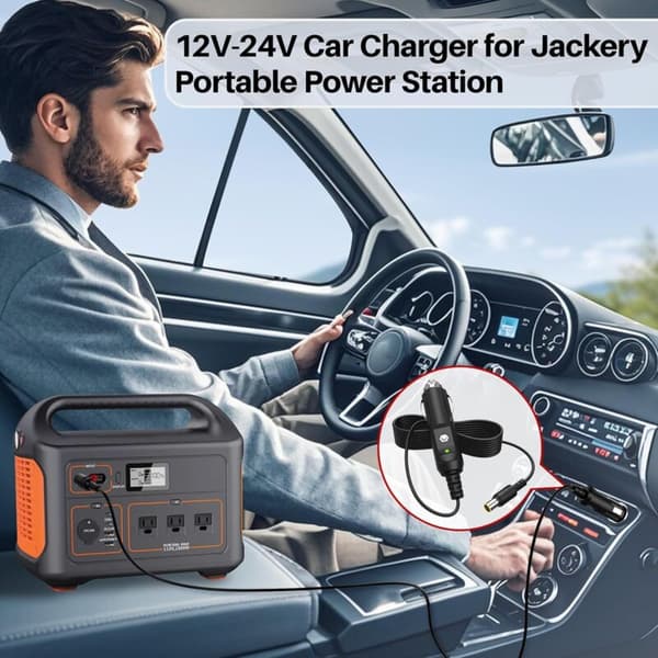 Lader for Jackery Explorer 1000 300 500 880 550 290 240 160 E160 E240 E300 E500 E550 E880 E1000 bærbar kraftstasjon sol