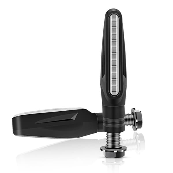 Motorcykel LED-blinklys 4 stk. 12V ravgule IP67 vandtætte kørelys