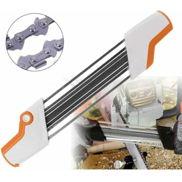 1 Chainsaw Chain File Holder 0.325 Ø 4.8 mm - White