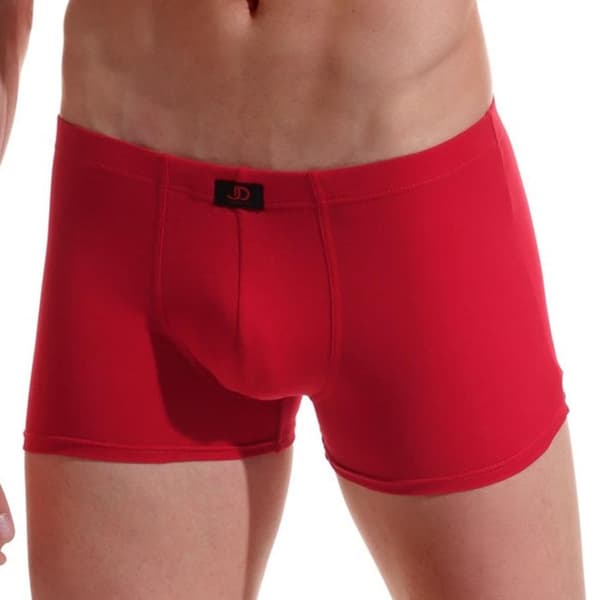 Røde bomullsboxershorts