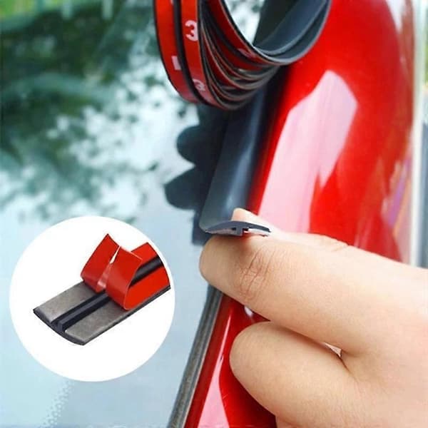 3 pcs 1M Universal Self-Adhesive Rubber Seal, Car Windshield Rubber Sealing Strip, Universal Self-Adhesive Rubber Seal (14mm 1m)