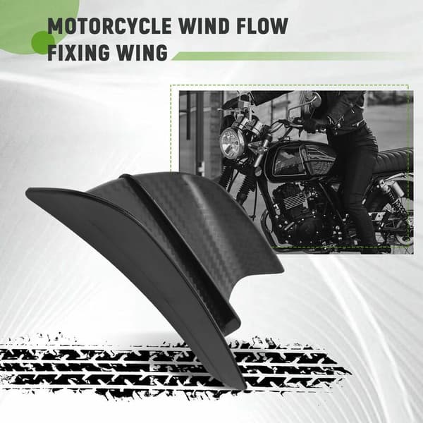 Aerodynamisk vingesæt Spoiler vinge vindstrømsbeslag til S1000RR V4 -10R R1, mat sort