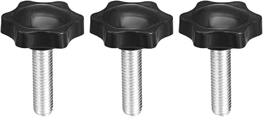 Clamping Handle Screw Knob Star Grip M8 x 30mm Male Thread 3pcs M8*30 *3 M8*30 *3