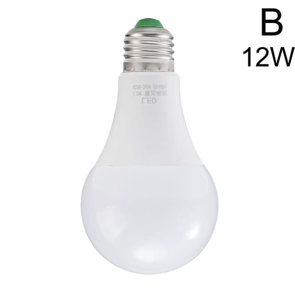 Radarrörelsesensor LED-lampa, 12W (motsvarande 100W), E27 Sc