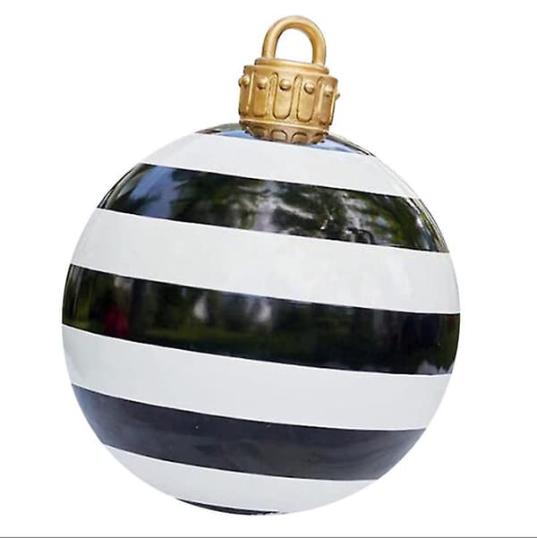 |NN| Stor Jul PVC Oppustelig Dekoreret Bold, Julepynt