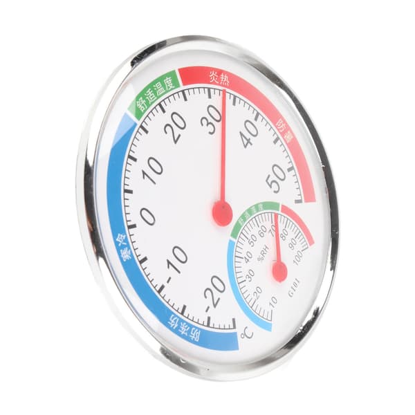 G101 Temperature Humidity Meter Humidity Detector Thermometer Multifunctional Hygrometer White