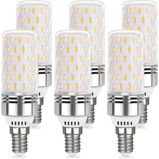 E14 16W LED-lampa Neutralvit 4000K 1450LM 6-pack