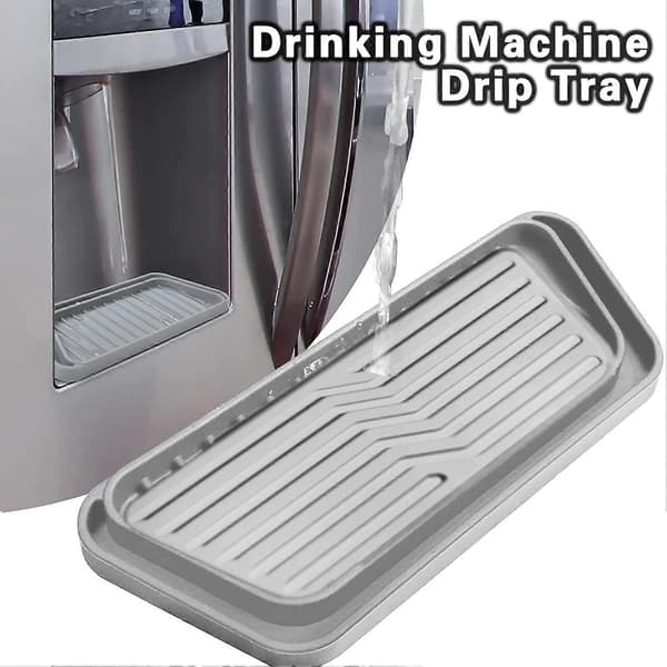 Cooling Mat Multifunctional Quick-Drying Large Capacity Splash-Proof Drainable Non-Slip Silicone Water Dispenser Drip Tray Daily Use