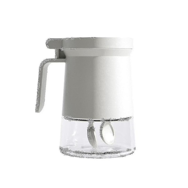 350ml Korkean lämpötilan kestävä lasinen maustesetti kotitalouskeittiötarvikkeet maustelaatikko valkoinen