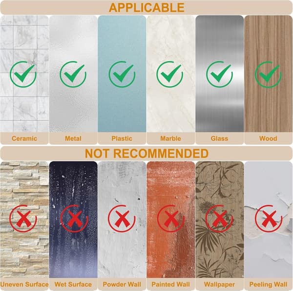 Huiselijkgoed Wall Hooks - 5*5*3 cm - Silver - 4-piece set - Self-adhesive, waterproof, suitable for shower, bathroom, kitchen & office