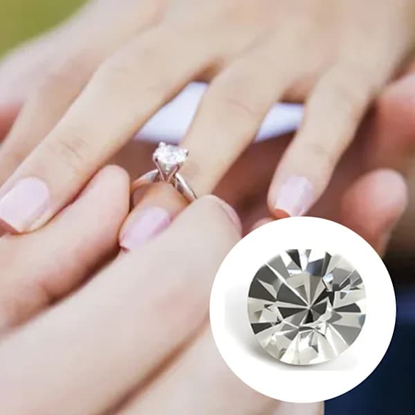 100-pack Diamonds Silver Table Decorations Party Christening Wedding Silver and Metal 1cm