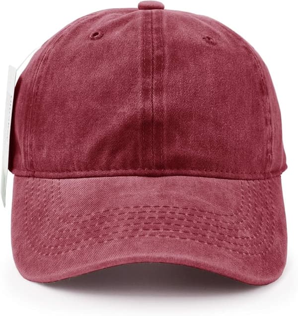 Justerbar baseballcaps i bomull for utendørsbruk