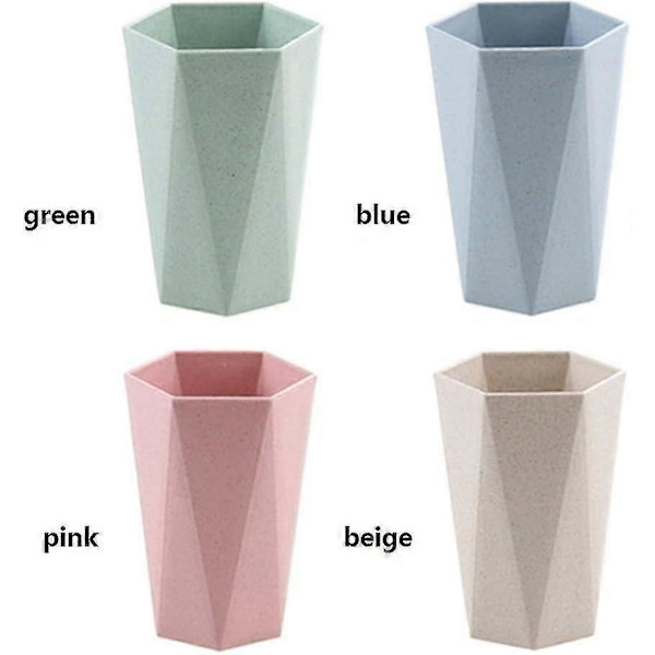 4-delad molntandborstmugg, munvattenmugg, tandborstmugg